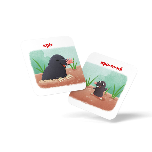 Розумні картки. Зоопарк. Хто чиє малятко? 30 карток (F00032529) - Pampik - 14