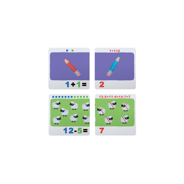 Розумні картки. Учимося лічити. Додаємо та віднімаємо. 30 карток (F00032388) - Pampik - 2