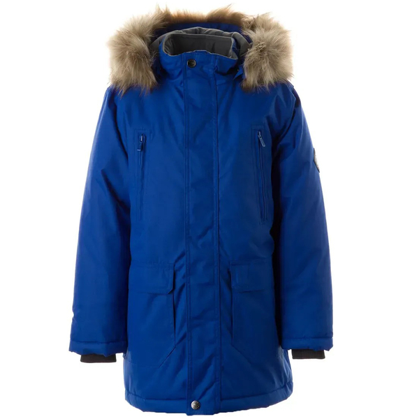 Куртка-парка зимняя Huppa Roman, р.122, синий (12380030-70035-122) - Pampik