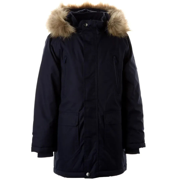 Куртка-парка зимняя Huppa Roman, р.116, темно-синий (12380030-00086-116) - Pampik