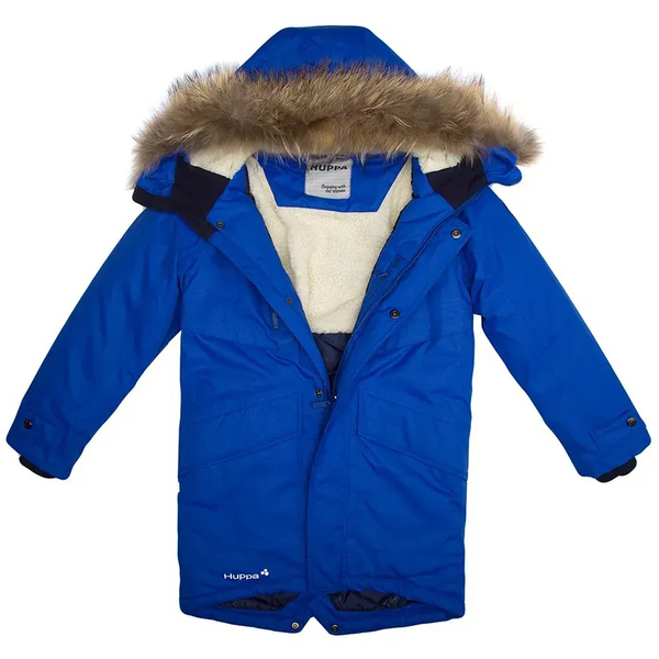 Пальто зимове Huppa David 1, р.152, синій (12270120-70035-152) - Pampik - 4