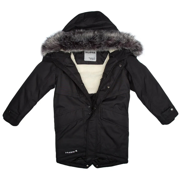 Пальто зимнее Huppa David, р.128, черный (12270020-00009-128) - Pampik - 4
