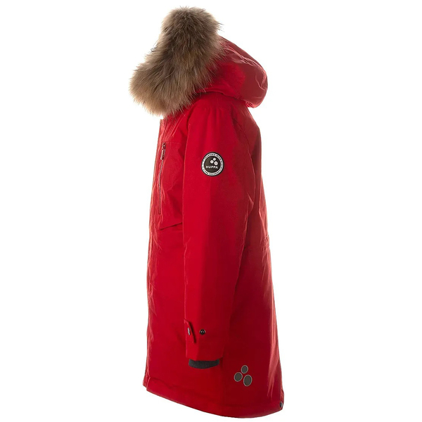 Пальто зимове Huppa David 1, р.122, червоний (12270120-70004-122) - Pampik - 3