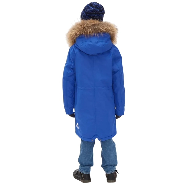 Пальто зимове Huppa David 1, р.128, синій (12270120-70035-128) - Pampik - 9