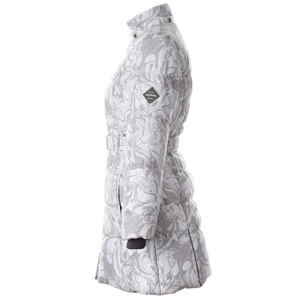 Пальто зимнее Huppa Yacaranda, р.110, белый с принтом (12030030-11320-110) - Pampik - 7