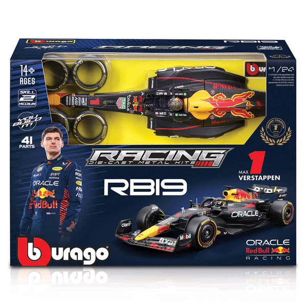 Авто-конструктор Bburago Oracle Red Bull Racing RB19 1:24, 41 деталь (18-28507) - Pampik - 11