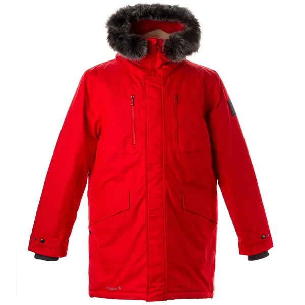 Куртка-парка зимняя Huppa David, р.S, красный (12278020-70004-00S) - Pampik