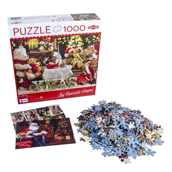 Пазл Tactic Родина ведмедиків Тедді, 1000 елементів (59610) - Pampik - 2