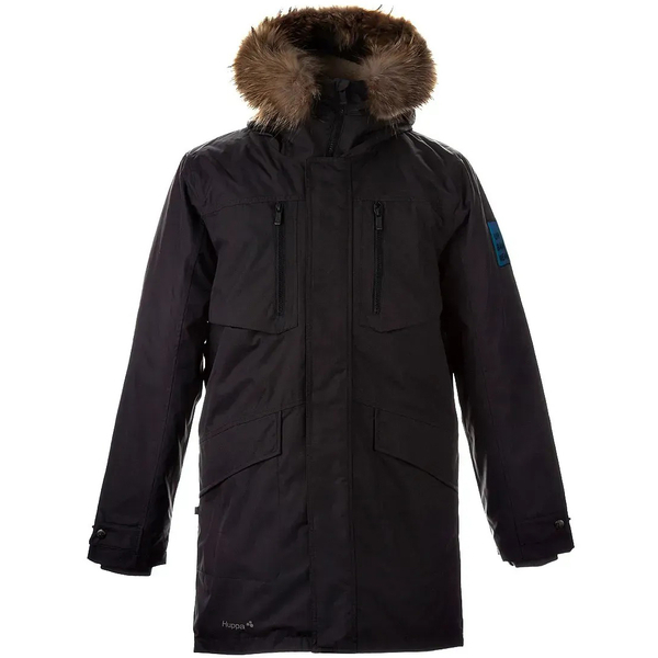 Куртка-парка зимняя Huppa David 1, р.XS, черный (12278120-00009-0XS) - Pampik