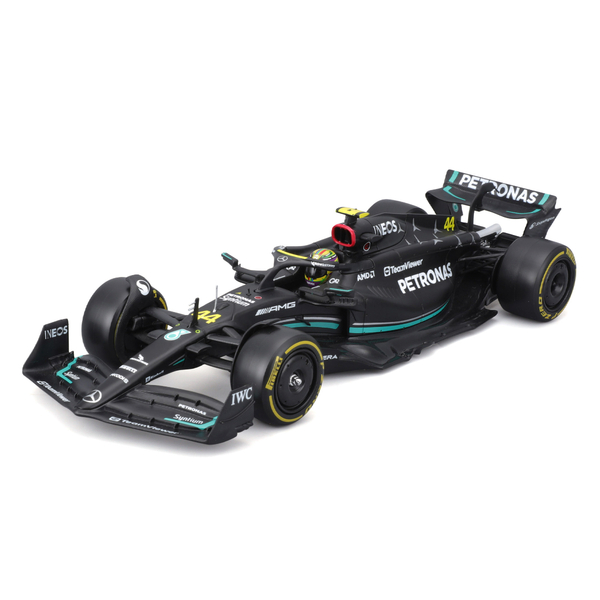 Авто-конструктор Bburago Mercedes-AMG F1 W14 Performance 1:24, 38 деталей (18-28510) - Pampik - 6