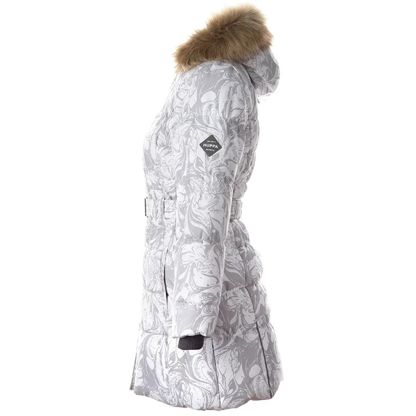 Пальто зимнее Huppa Yacaranda, р.110, белый с принтом (12030030-11320-110) - Pampik - 3