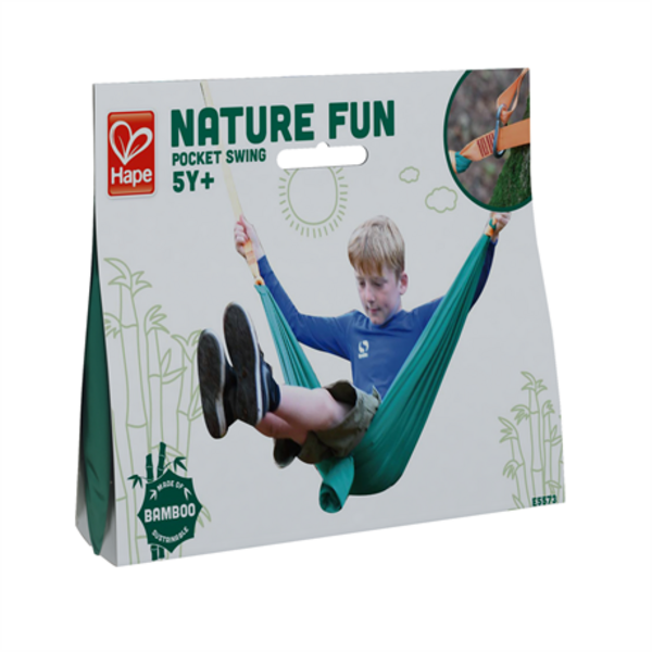 Дитячий гамак Hape Nature Fun, 130 см, зелений (E5573) - Pampik
