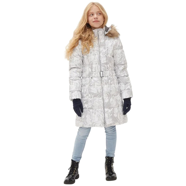 Пальто зимнее Huppa Yacaranda, р.110, белый с принтом (12030030-11320-110) - Pampik - 9