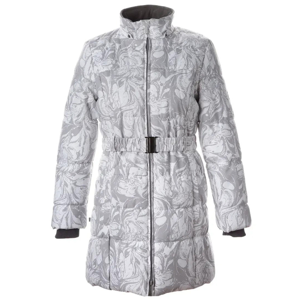 Пальто зимнее Huppa Yacaranda, р.110, белый с принтом (12030030-11320-110) - Pampik - 5
