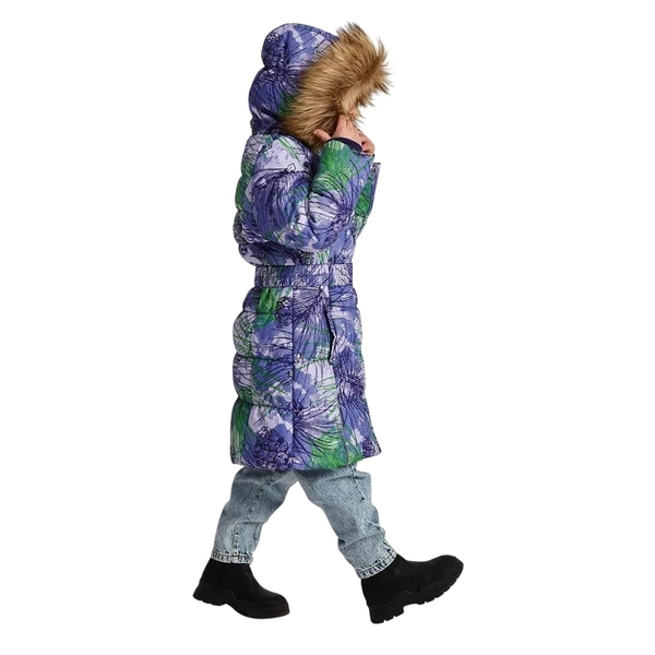 Пальто зимнее Huppa Yacaranda, р.116, фиолетовый с принтом (12030030-34583-116) - Pampik - 5