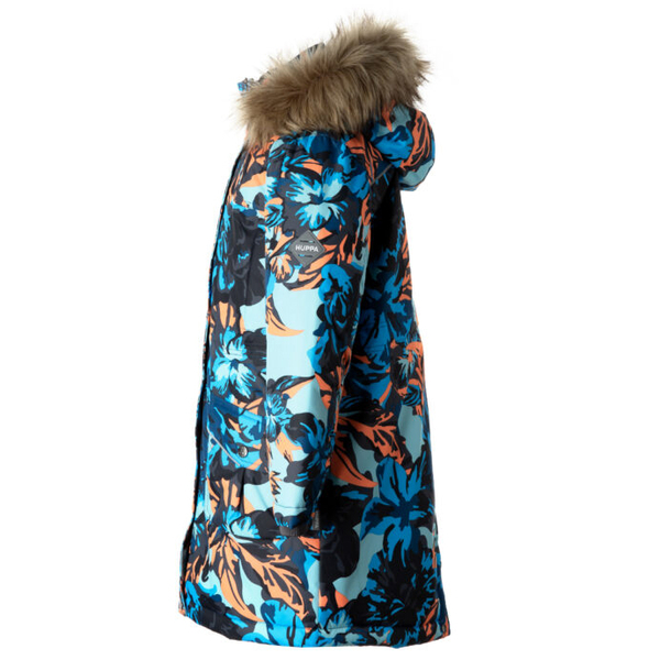 Куртка-парка зимова Huppa Mona 2, р.122, бірюзово-зелений з принтом (12200230-44266-122) - Pampik - 3