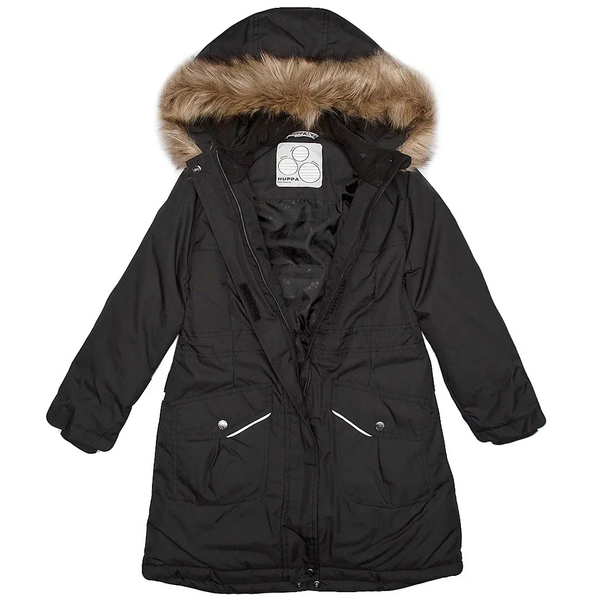 Куртка-парка зимняя Huppa Mona 2, р.116, черный (12200230-00009-116) - Pampik - 4