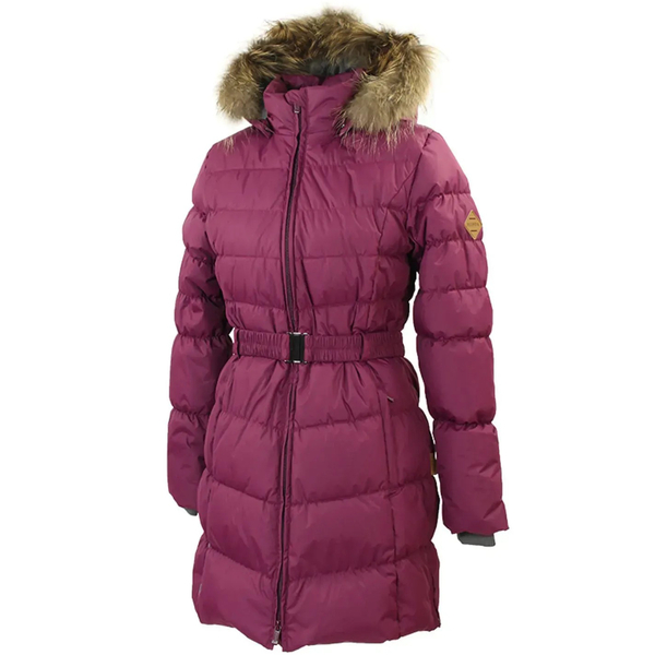 Пальто-пуховик Huppa Yasmine, р.152, бордовый (12020055-80034-152) - Pampik