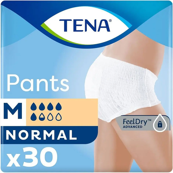 Труси-підгузки для дорослих Tena Pants Normal Medium, 30 шт. - Pampik