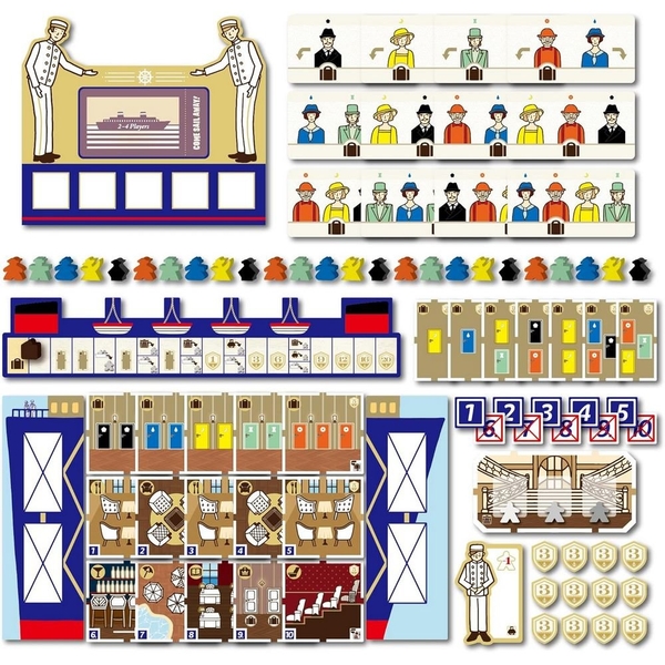 Настільна гра Asmodee Come Sail Away! Усі на борт!, укр. (SASCSA0101UA) - Pampik - 3