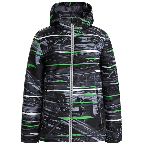 Куртка демісезонна Huppa Terrel, р.116, сірий з принтом (18150004-42009-116) - Pampik