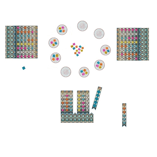 Настільна гра Plan B Games Азул. Вітражі Сінтри, укр. (NMG60160UANMG60011UA - Pampik - 5