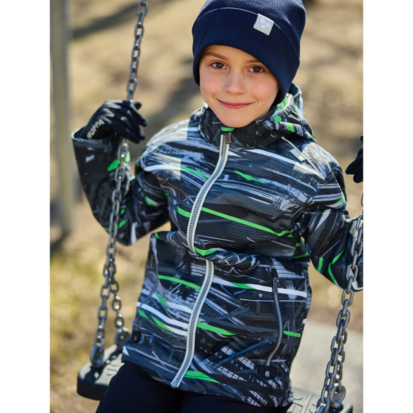 Куртка демісезонна Huppa Terrel, р.116, сірий з принтом (18150004-42009-116) - Pampik - 5