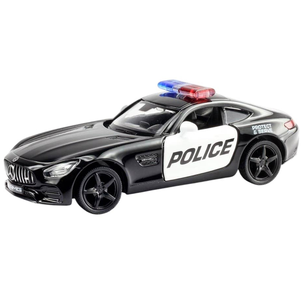 Автомодель Uni-Fortune Mersedes Benz AMG GT S 2018 Police (554988P) - Pampik