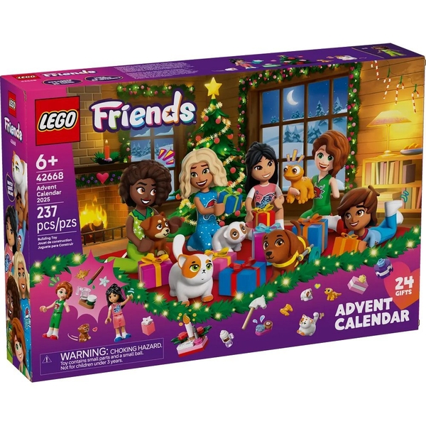 Конструктор LEGO Friends Адвент-календарь 2025, 237 деталей (42668) - Pampik