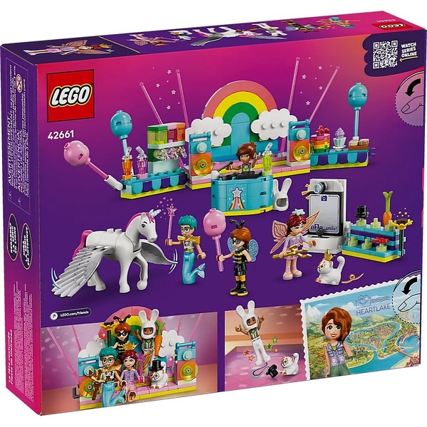 Конструктор LEGO Friends Костюмированная вечеринка с единорогом и феей, 261 деталь (42661) - Pampik - 6