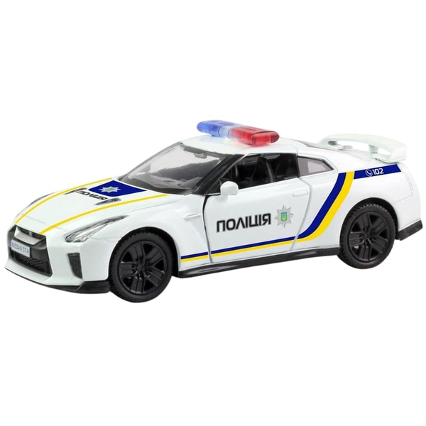 Автомодель Uni-Fortune Nissan GT-R Ukrainian Police Car (554033P) - Pampik