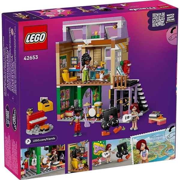 Конструктор LEGO Friends Музыкальный магазин и квартира, 483 детали (42653) - Pampik - 6