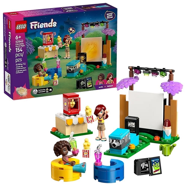Конструктор LEGO Friends Вечер кино с друзьями, 154 детали (42642) - Pampik - 2