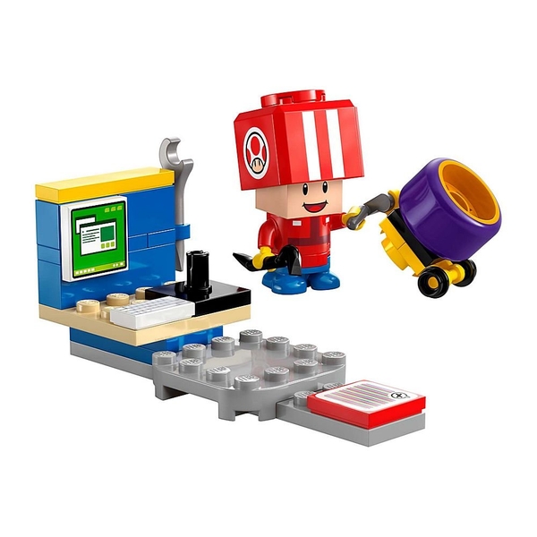 Конструктор LEGO Super Mario Mario Kart™ – Toad (Pit Crew), 36 деталей (30702) - Pampik - 2