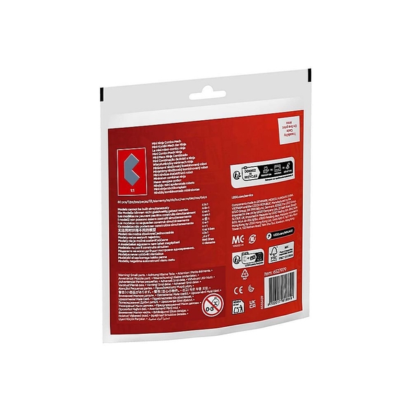 Конструктор LEGO NINJAGO Мінініндзя комбо робот, 80 деталей (30699) - Pampik - 5