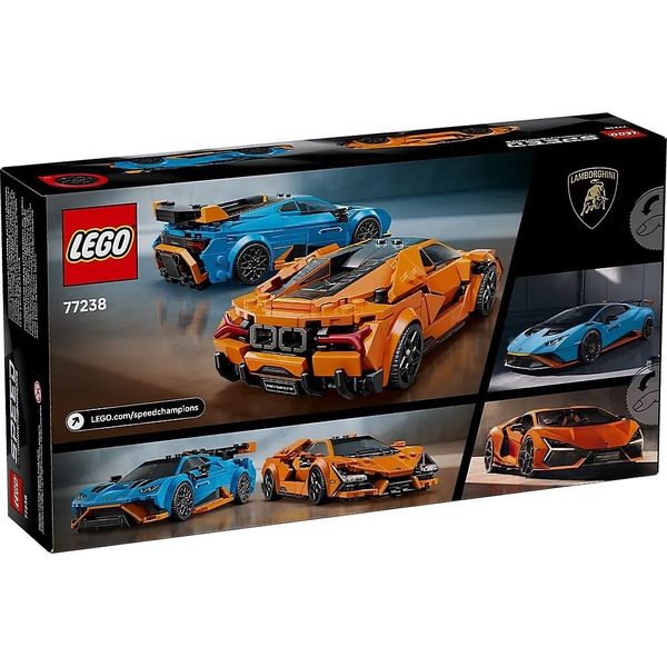 Конструктор LEGO Speed Champions Lamborghini Revuelto и Huracan STO, 607 деталей (77238) - Pampik - 7