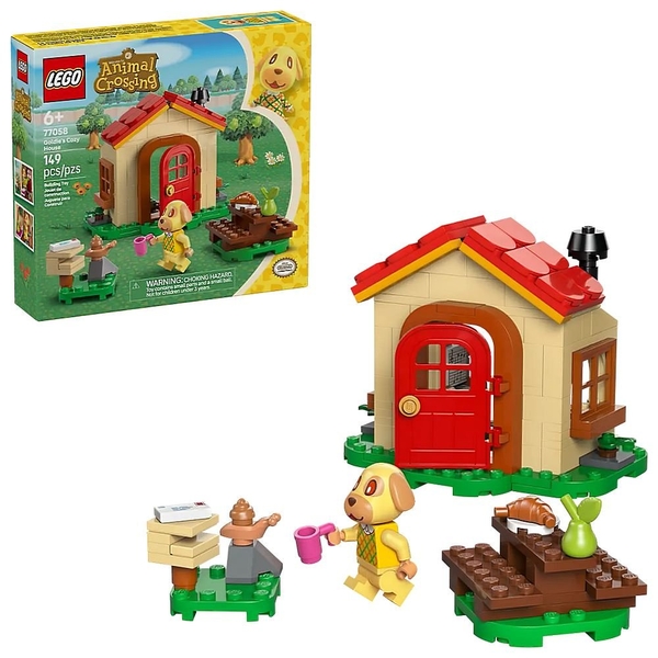Конструктор LEGO Animal Crossing Затишний будинок Goldie, 149 деталей (77058) - Pampik