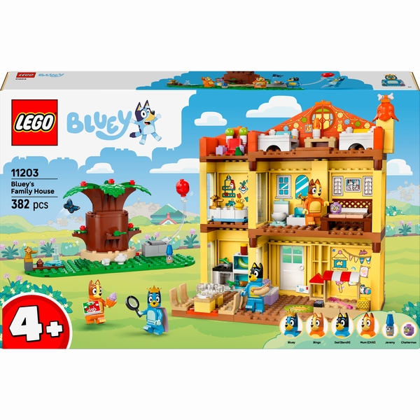 Конструктор LEGO Bluey Родинний дім Блуї, 382 деталі (11203) - Pampik