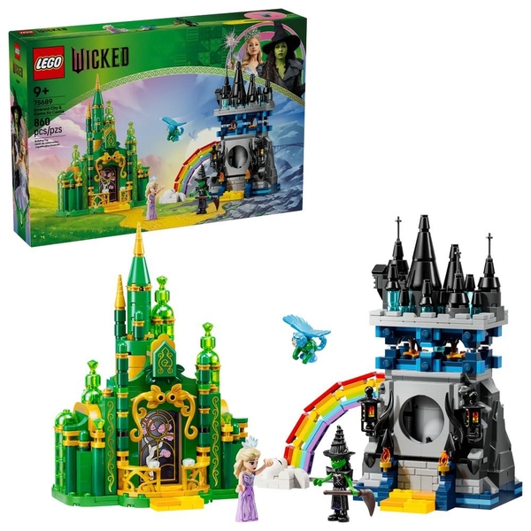 Конструктор LEGO Wicked Емеральд-сіті і замок Кіамо Ко, 860 деталей (75689) - Pampik