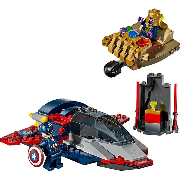 Конструктор LEGO Super Heroes Marvel Капітан Америка проти Таноса, 107 деталей (76319) - Pampik - 5