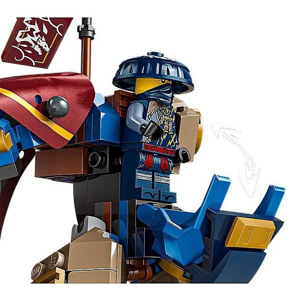 Конструктор LEGO NINJAGO Розбійник Робот-вершник на драконі, 584 деталі (71843) - Pampik - 9