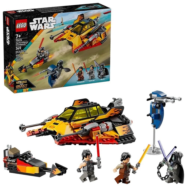 Конструктор LEGO Star Wars The Force Burner Сніговий винищувач, 349 деталей (75414) - Pampik