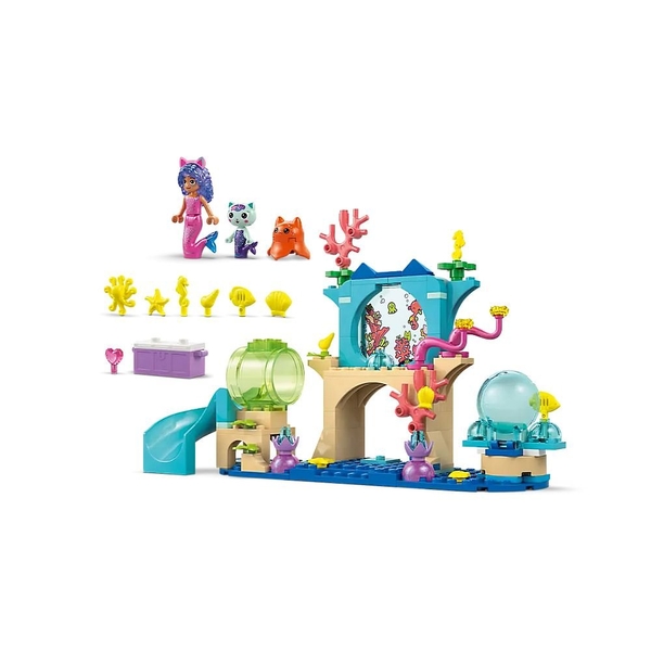 Конструктор LEGO Gabby's Dollhouse Акваріумні пригоди русалоньки Ґаббі, 103 деталі (11204) - Pampik - 3