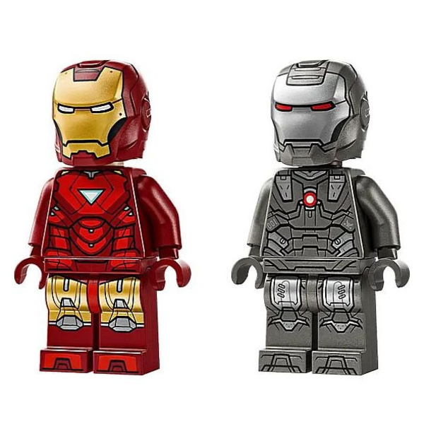 Конструктор LEGO Super Heroes Marvel Залізна людина та Бойова Машина проти Хаммер Дронів, 204 деталі (76320) - Pampik - 5