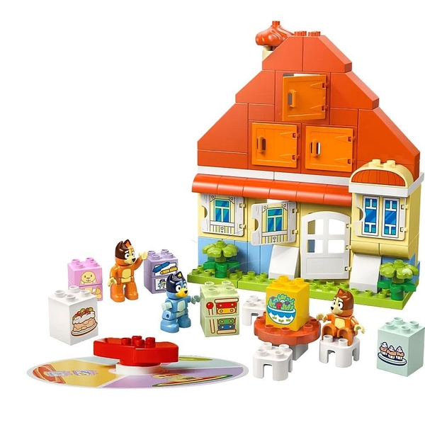 Конструктор LEGO DUPLO Bluey Родинний дім Блуї із грою на запам'ятовування, 83 деталі (10459) - Pampik - 4