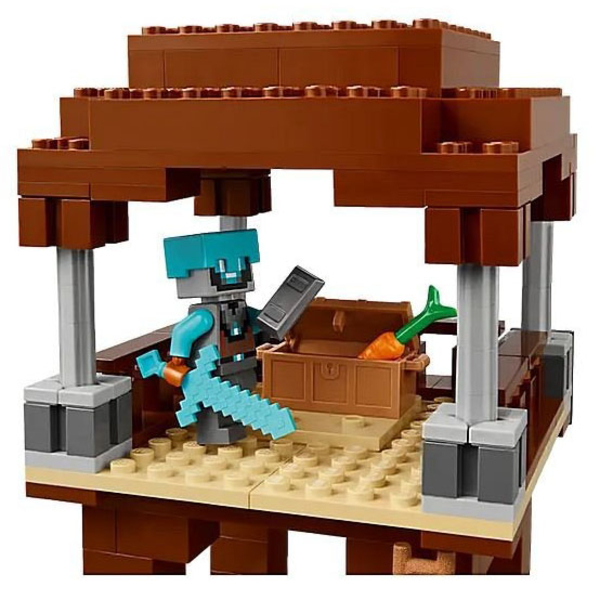 Конструктор LEGO Minecraft Аванпост розбійників і спустошувач, 665 деталей (21278) - Pampik - 7
