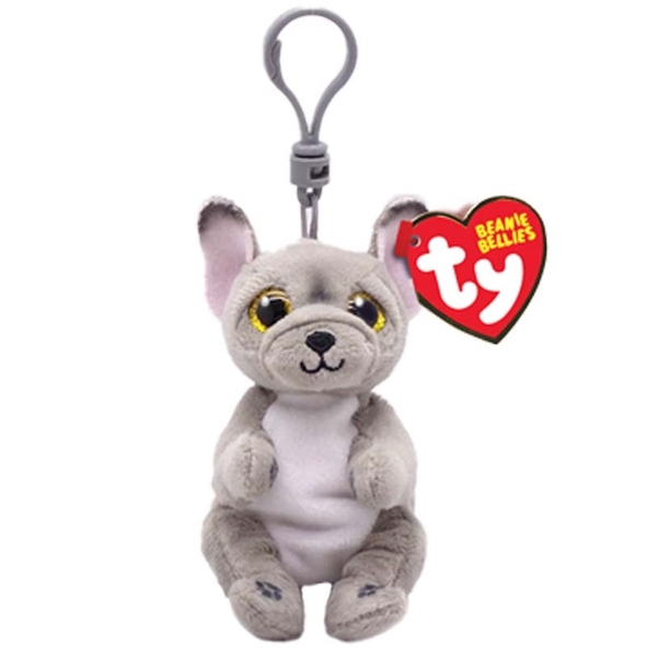 М'яка іграшка TY Beanie Bellies Сірий пес Wilfred, 12 см (43111) - Pampik