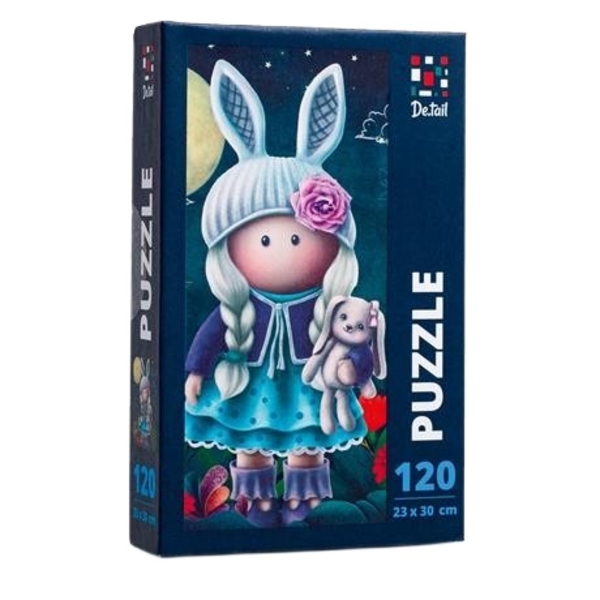 Пазл De.tail Лялька-зайчик, 120 елементів (DT100-01) - Pampik