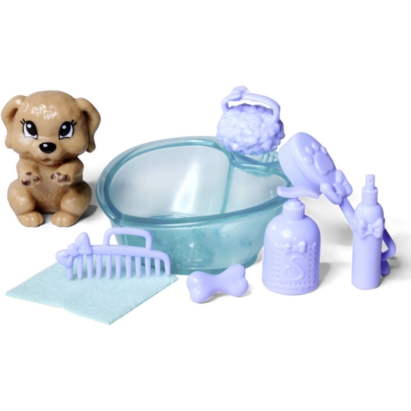 Игровой набор Simba Steffi & Evi Love Кукла Эви Купание собачки, 9 аксессуаров (5733738) - Pampik - 4