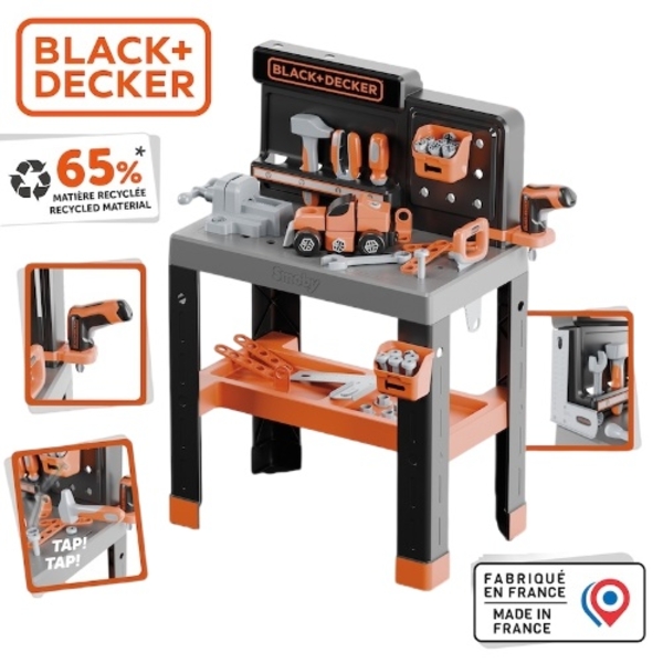 Игровой набор Smoby Black+Decker. Профессиональная мастерская (7600360740) - Pampik
